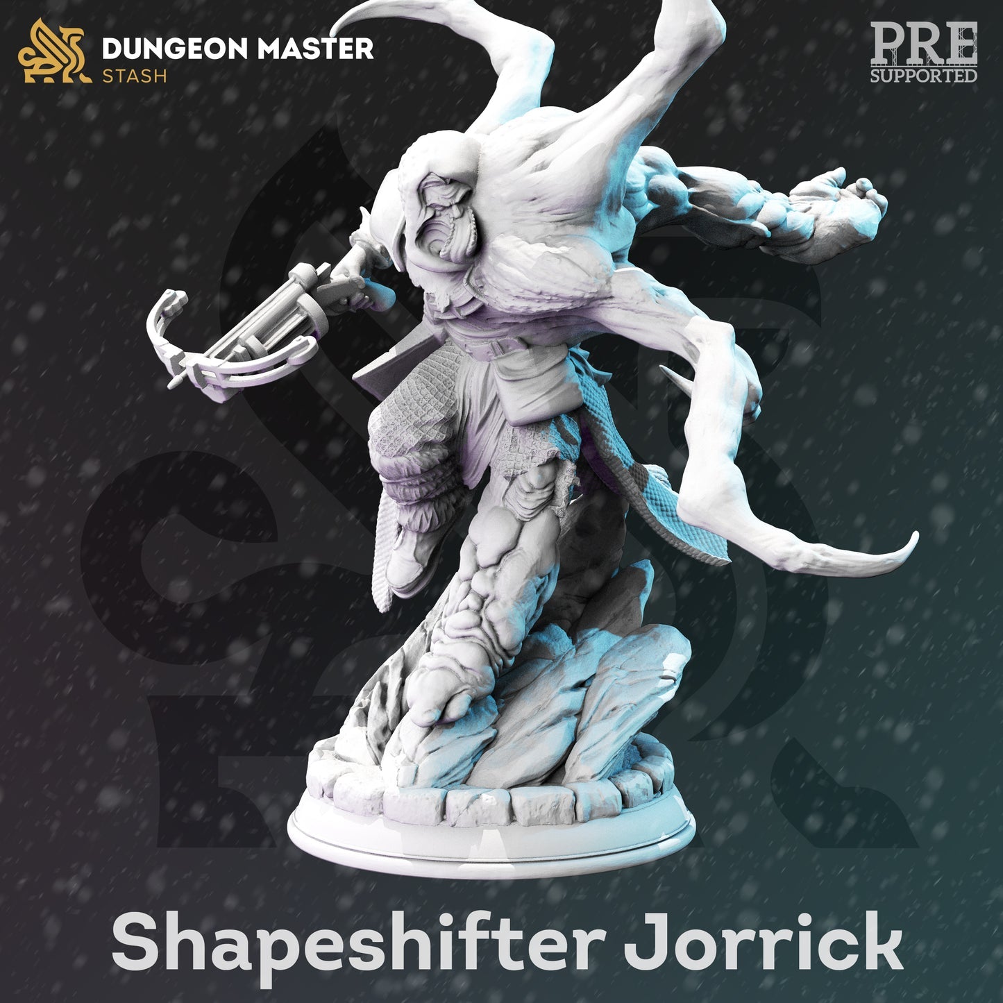 DM Stash - Shapeshifter Jorrick Male Human Ranger - The Frozen wastes of Oldavor 2021 December Release