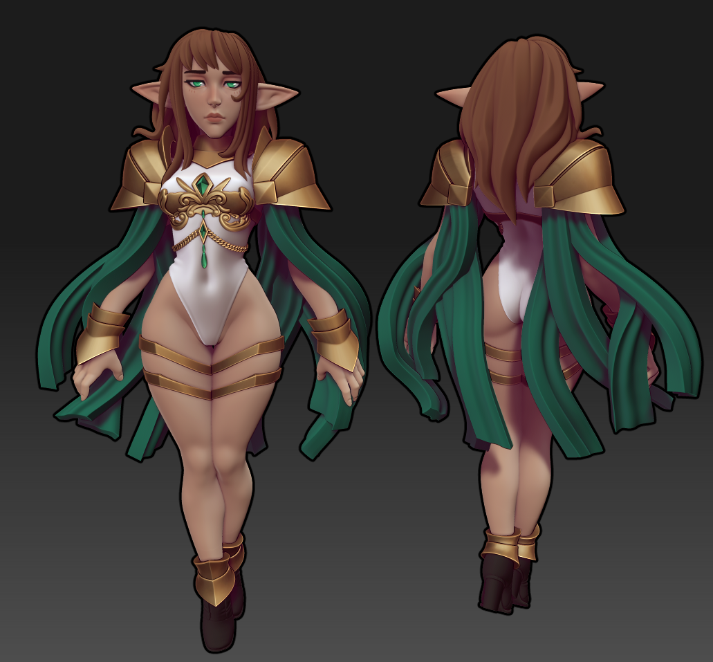 Twin Goddess Miniatures - Myrianna the Elven Mage - 2025 Septmeber