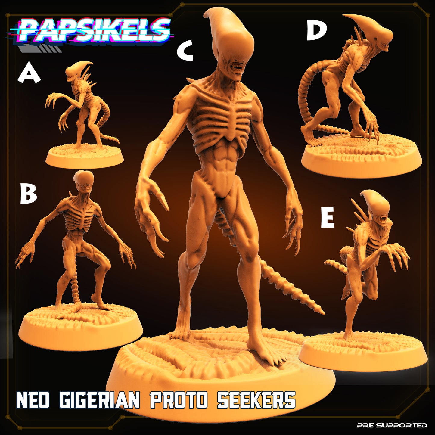 Papsikels - Neo Gigerian Proto Seekers - Aliens