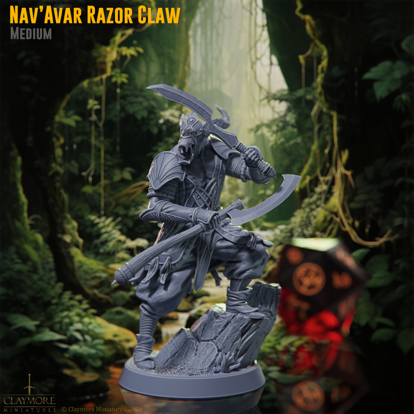 Claymore Miniatures - Nav'avar Razor Claw - Rangers Of The Savage Frontiers 2025 February