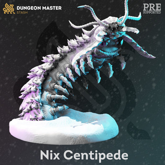 DM Stash - Nix Giant Centipede (Gargantua) - The Frozen wastes of Oldavor 2021 December Release