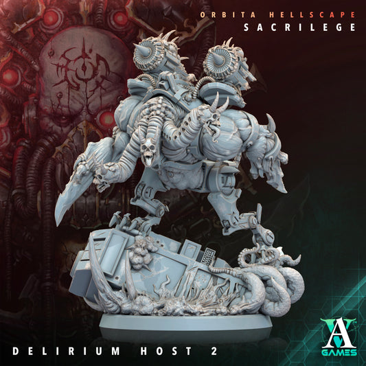 Archvillain Games Sci‐Fi - Delirium Host 2, Tyranids - Orbita Hellscape Sacrilege 2023 August