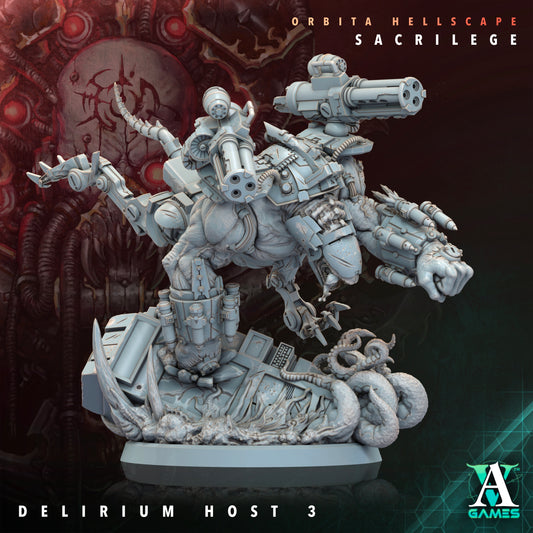 Archvillain Games Sci‐Fi - Delirium Host 4, Tyranids - Orbita Hellscape Sacrilege 2023 August