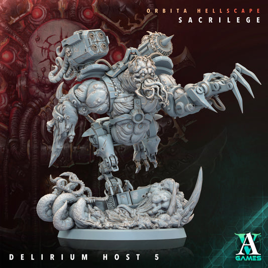 Archvillain Games Sci‐Fi - Delirium Host 5, Tyranids - Orbita Hellscape Sacrilege 2023 August