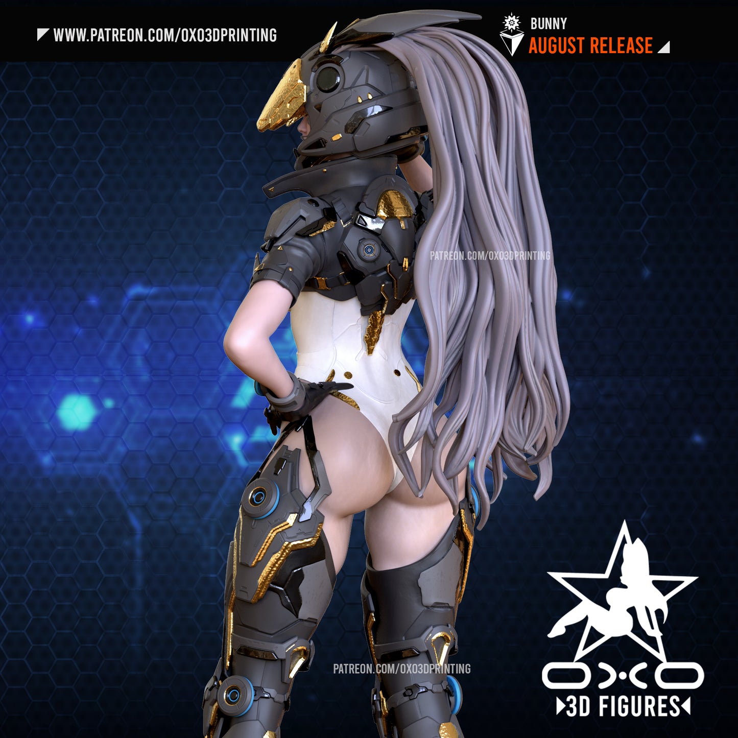 0X03D Figures - Bunny The First Descendant 4cm - 16cm - 22cm