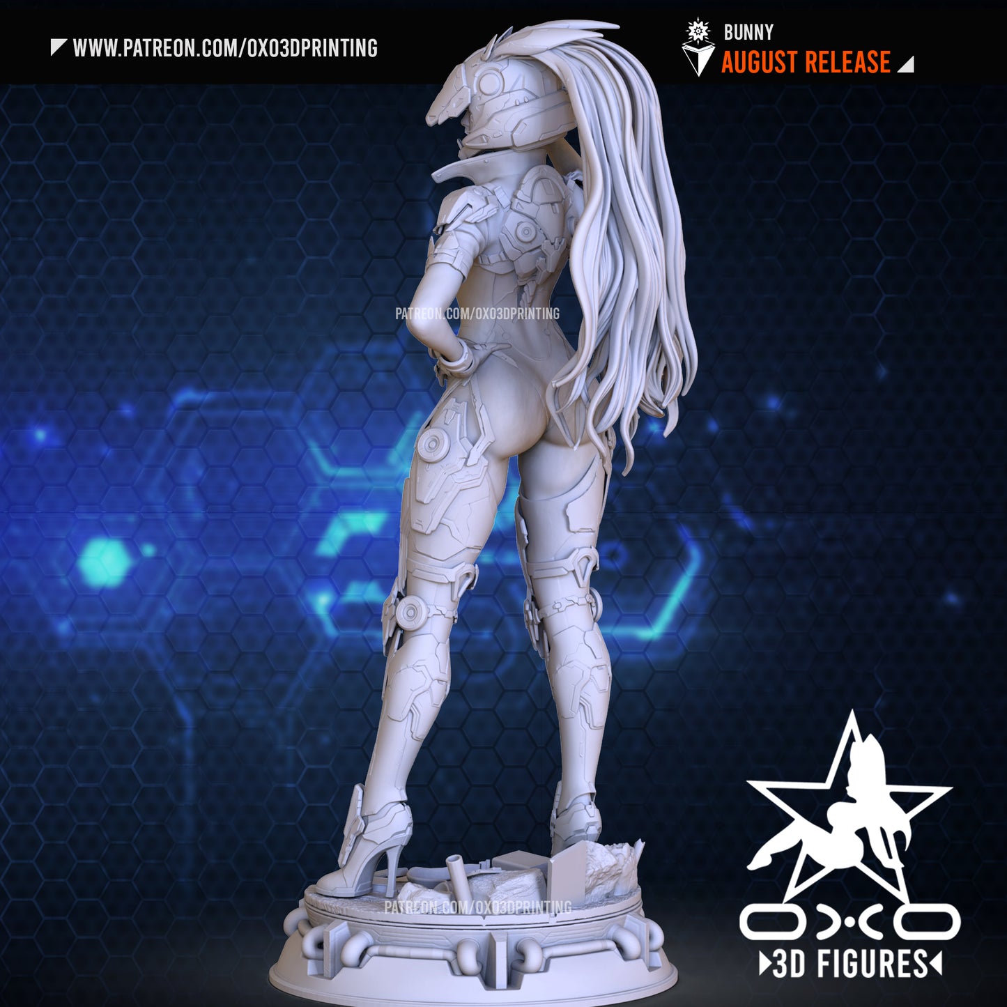 0X03D Figures - Bunny The First Descendant 4cm - 16cm - 22cm