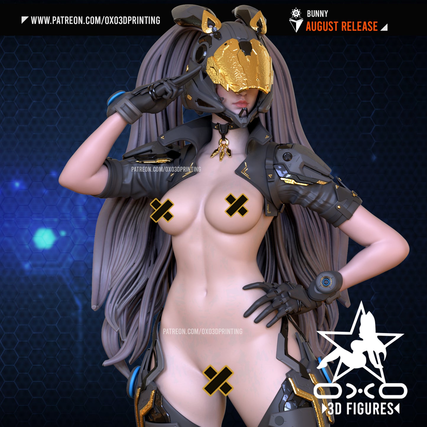 0X03D Figures - Bunny The First Descendant 4cm - 16cm - 22cm