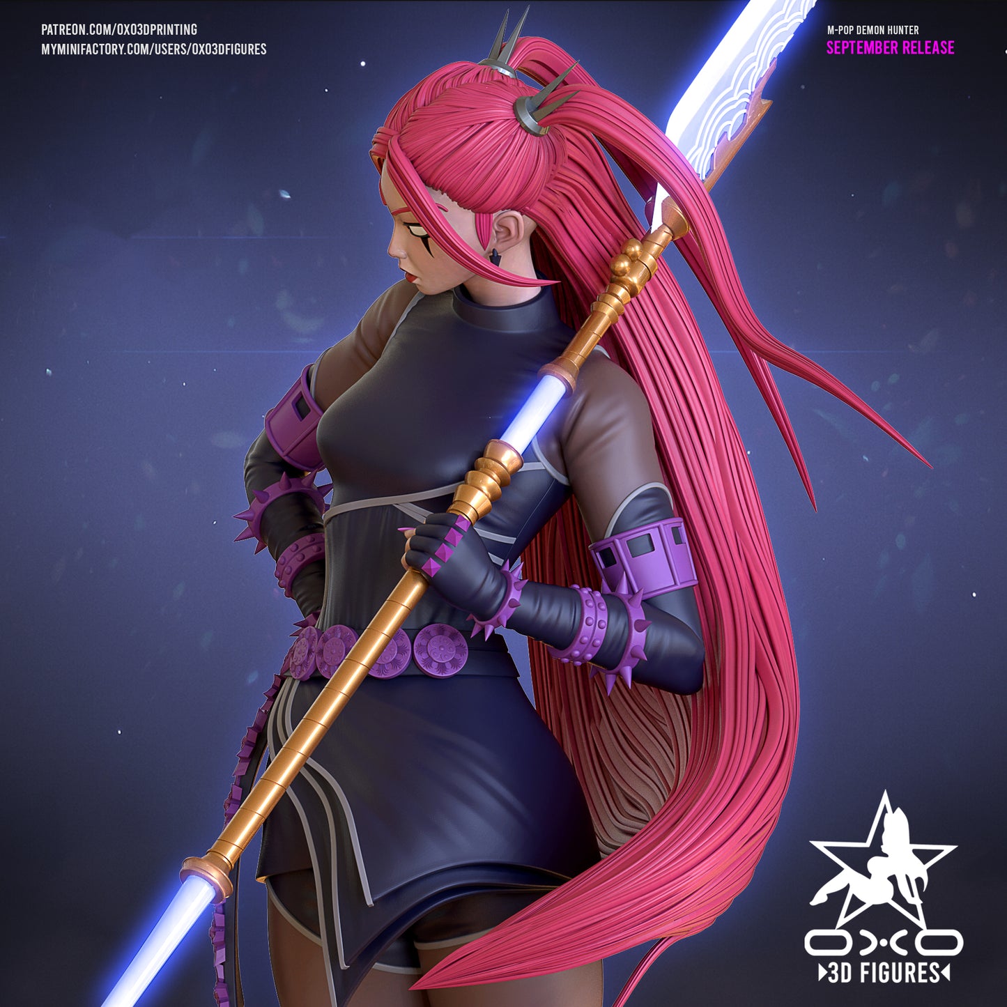 0X03D Figures - Mira Kpop Demon Hunter, Huntrix