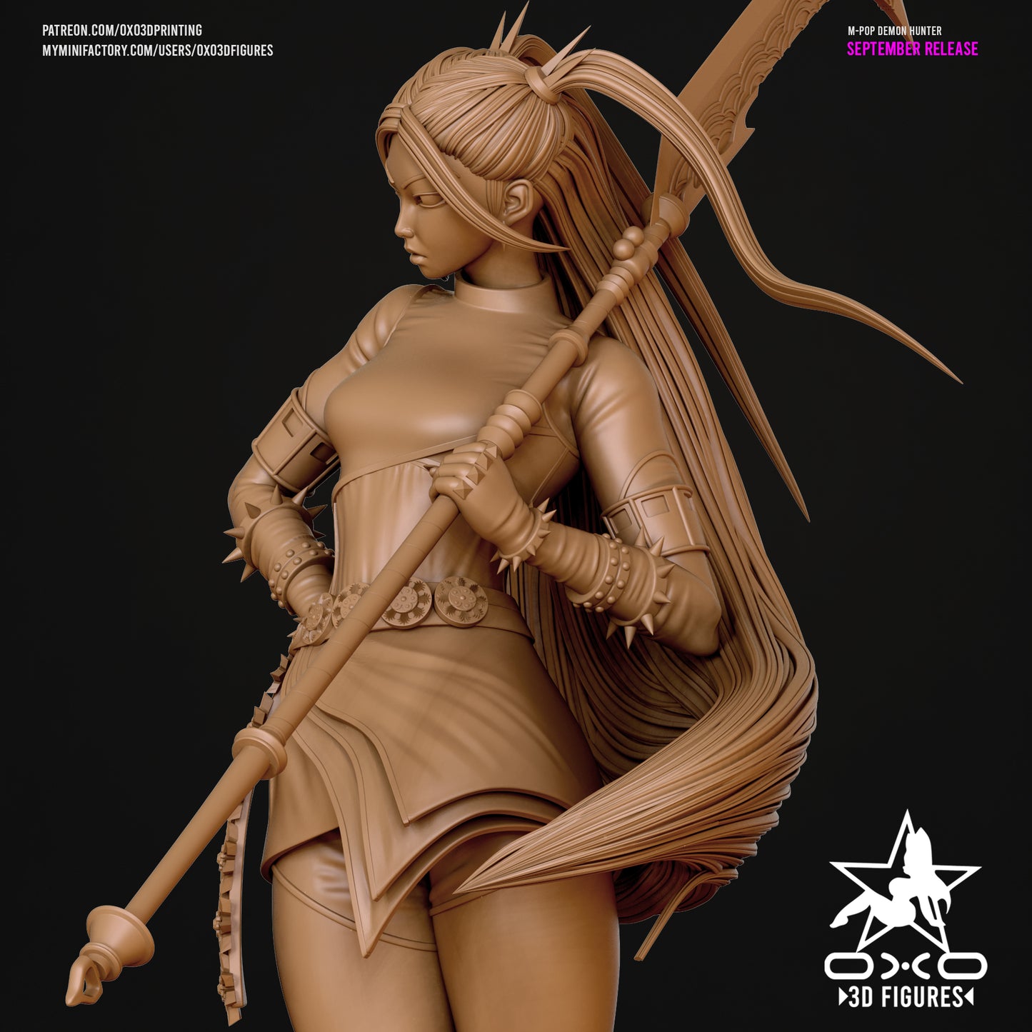 0X03D Figures - Mira Kpop Demon Hunter, Huntrix