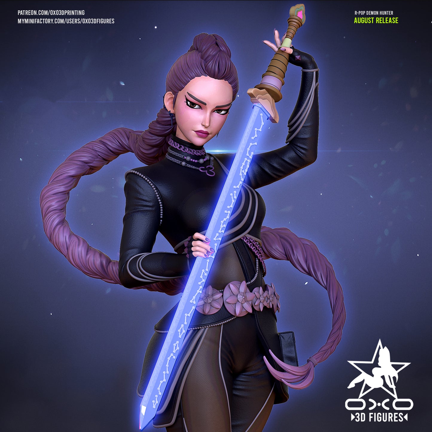 0X03D Figures - Rumi Kpop Demon Hunter, Huntrix