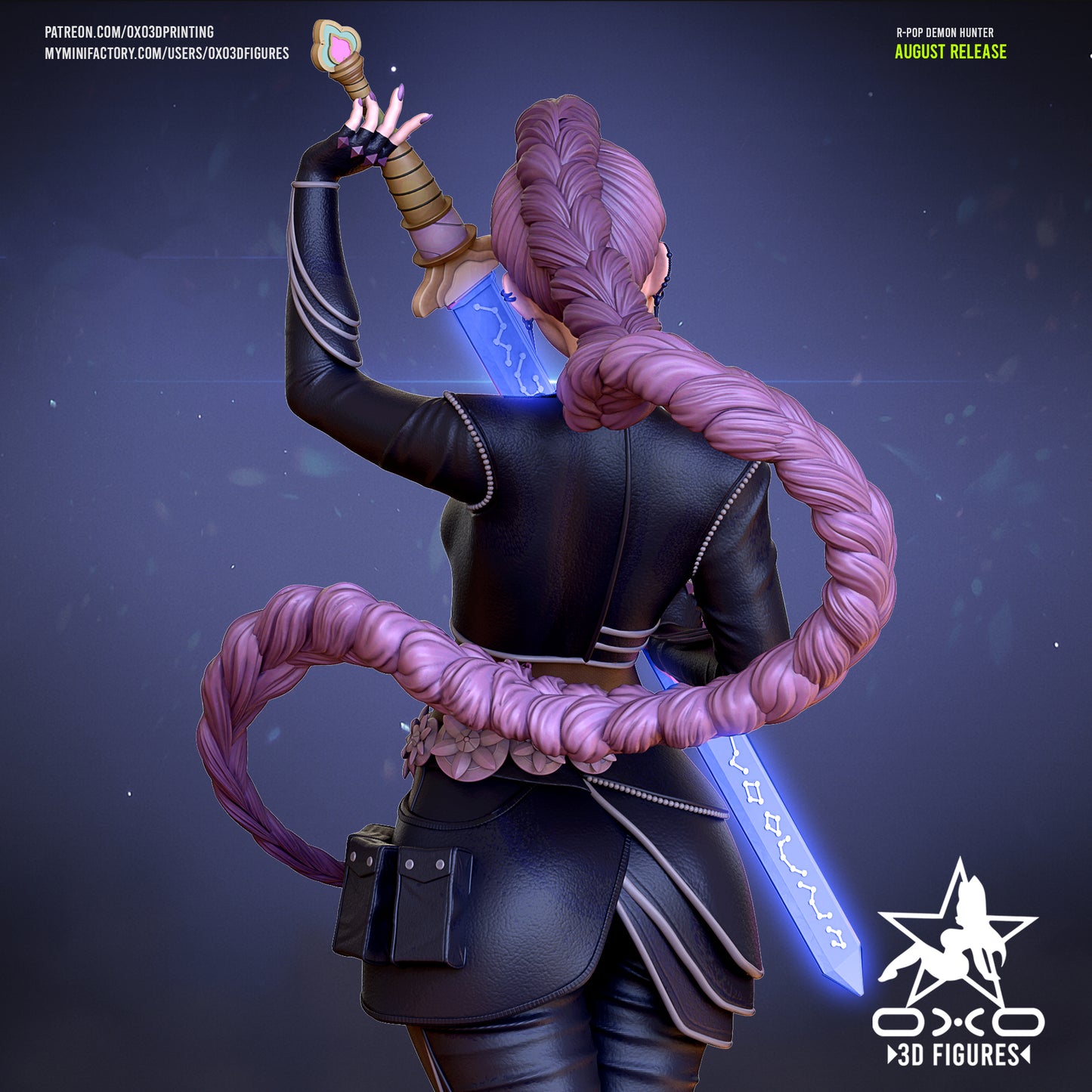 0X03D Figures - Rumi Kpop Demon Hunter, Huntrix