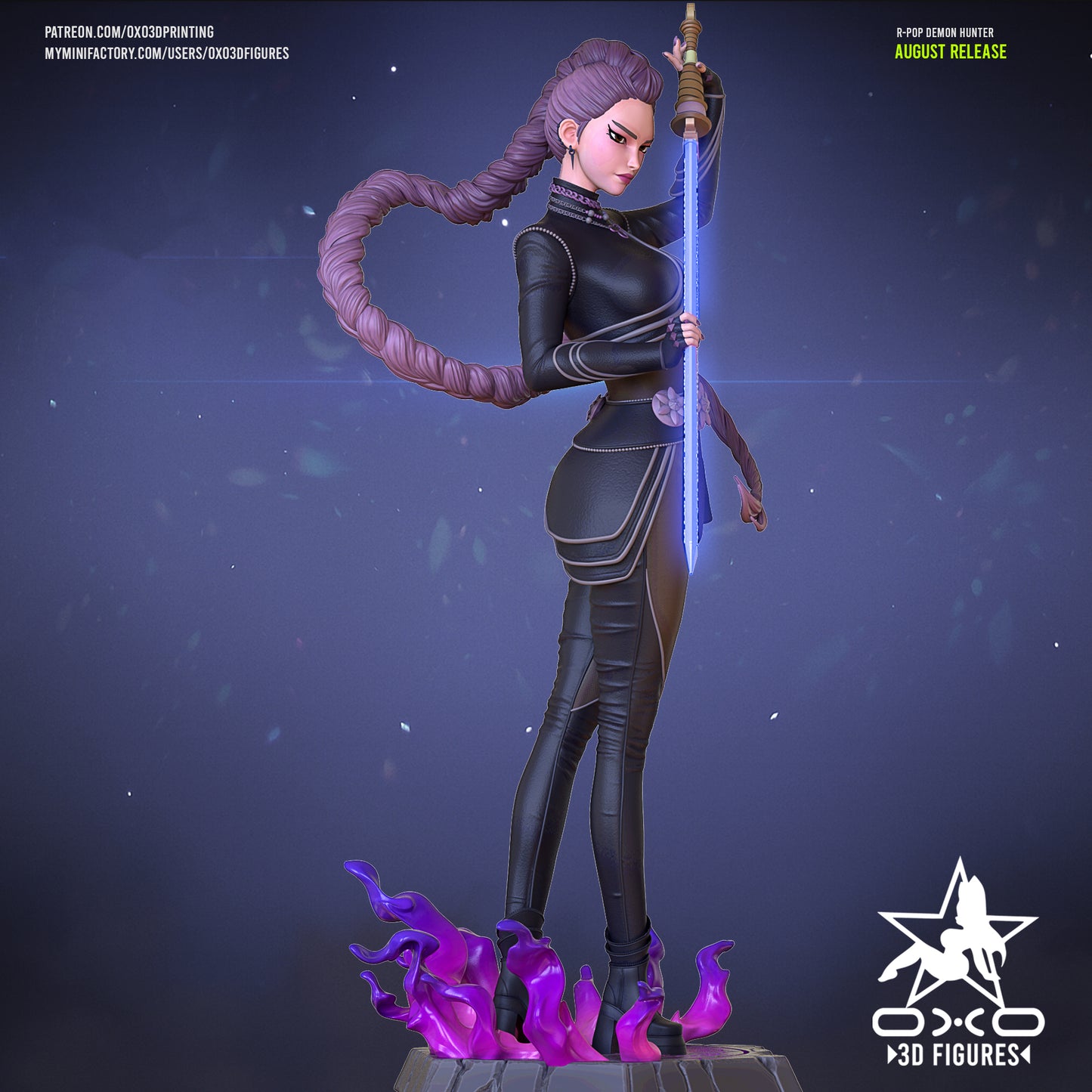 0X03D Figures - Rumi Kpop Demon Hunter, Huntrix