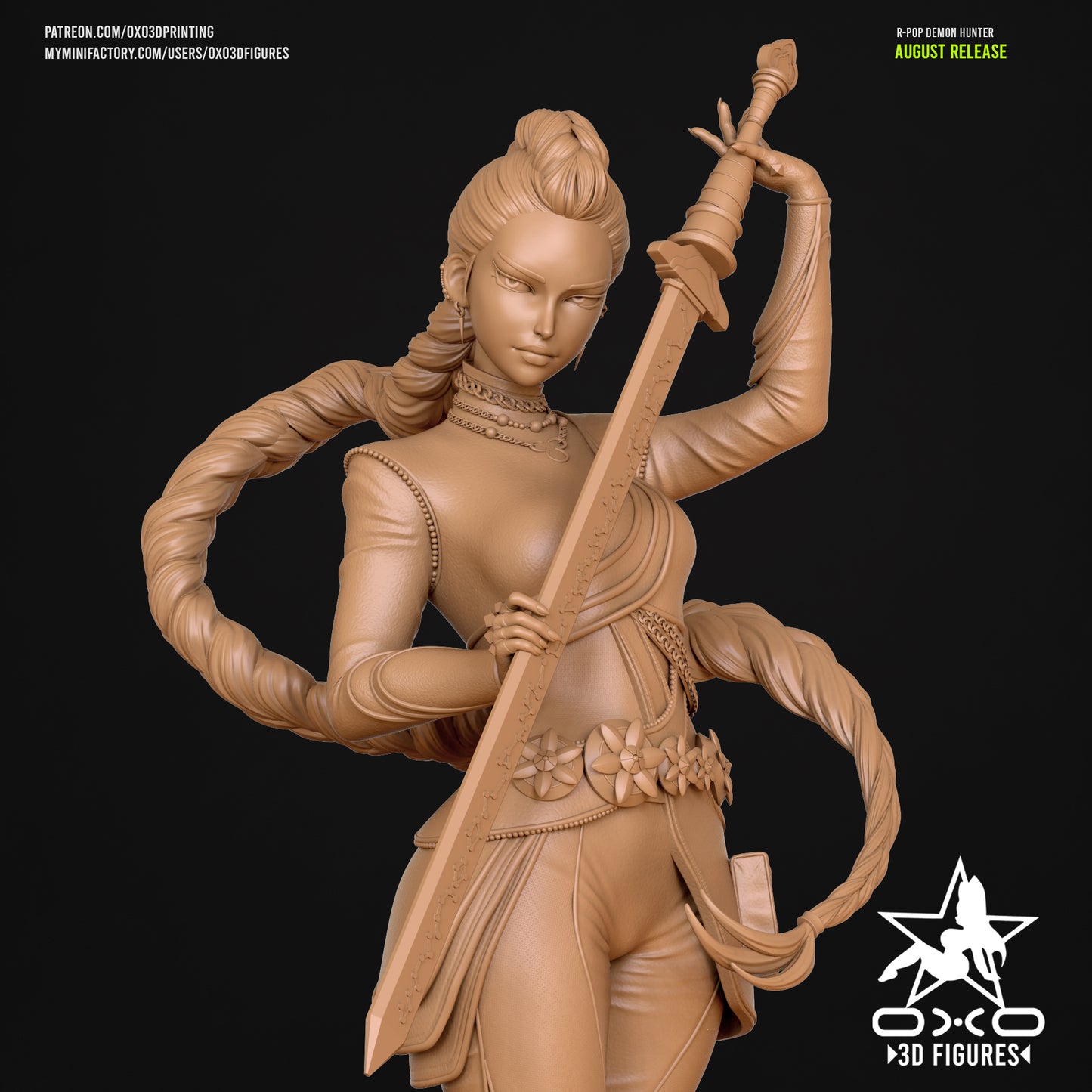 0X03D Figures - Rumi Kpop Demon Hunter, Huntrix