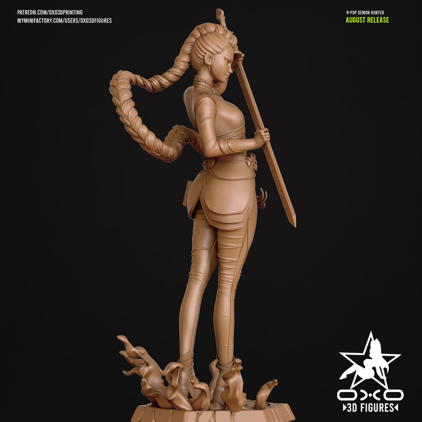 0X03D Figures - Rumi Kpop Demon Hunter, Huntrix