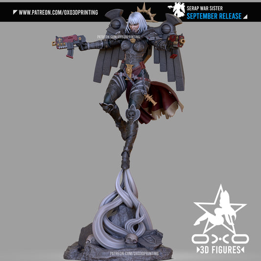 0X03D Figures - War Sister Flying - 16cm and Miniature