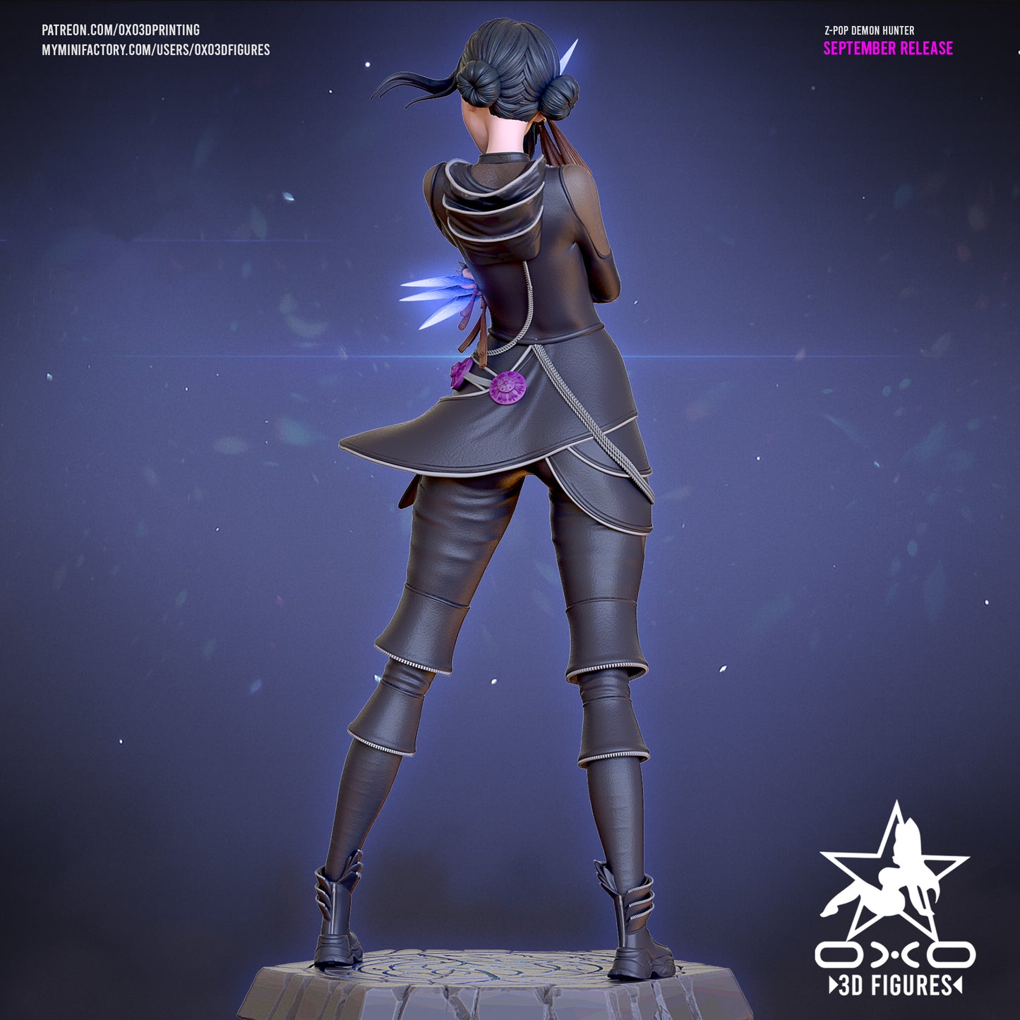 0X03D Figures - Zoey Kpop Demon Hunter, Huntrix