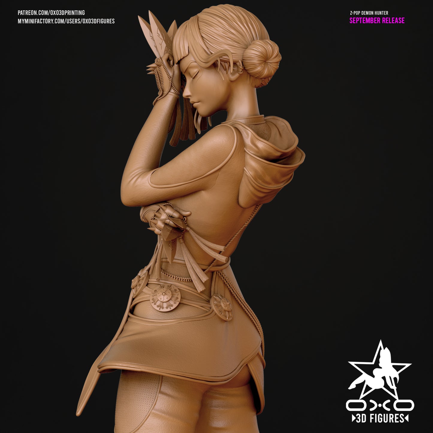 0X03D Figures - Zoey Kpop Demon Hunter, Huntrix