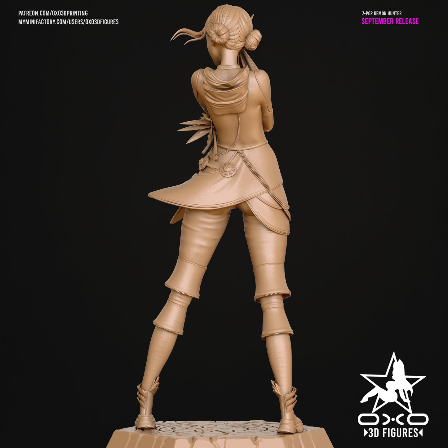 0X03D Figures - Zoey Kpop Demon Hunter, Huntrix