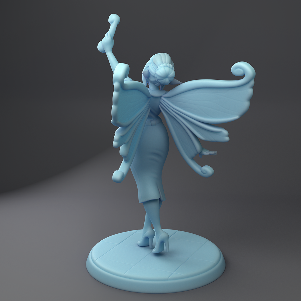 Twin Goddess Miniatures - Fairy Secretary - Fantasy Office