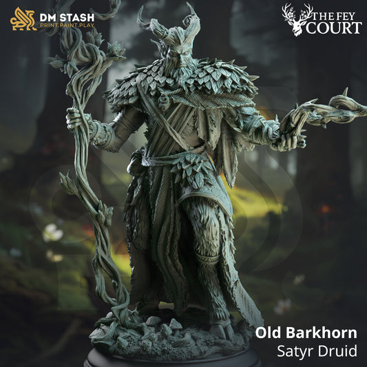 DM Stash - Old Barkhorn, Satyr Druid - The Fey Court 2025 May
