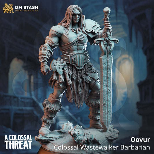 DM Stash - Oovur, Colossal Wastewalker Barbarian -  A Colossal Threat 2023-12