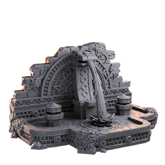 Loot Studio - Orac Water Fountain, 6x10.5cm Terrain - Tomb of the Serpent God 2025 June