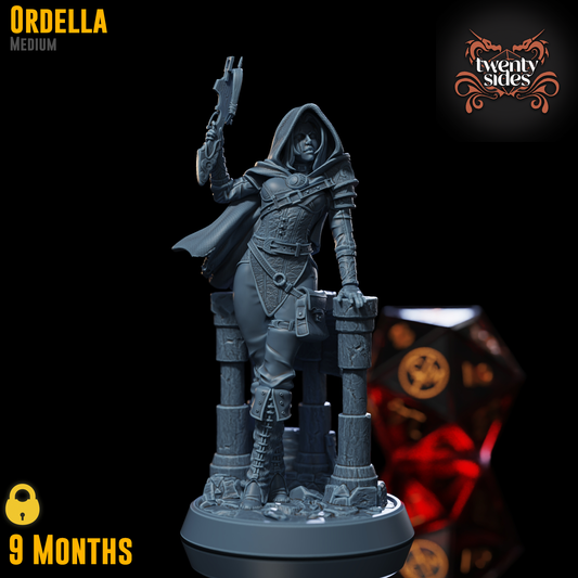 Claymore Miniatures - Odella, Human Rogue - Twenty Sides Loyalty