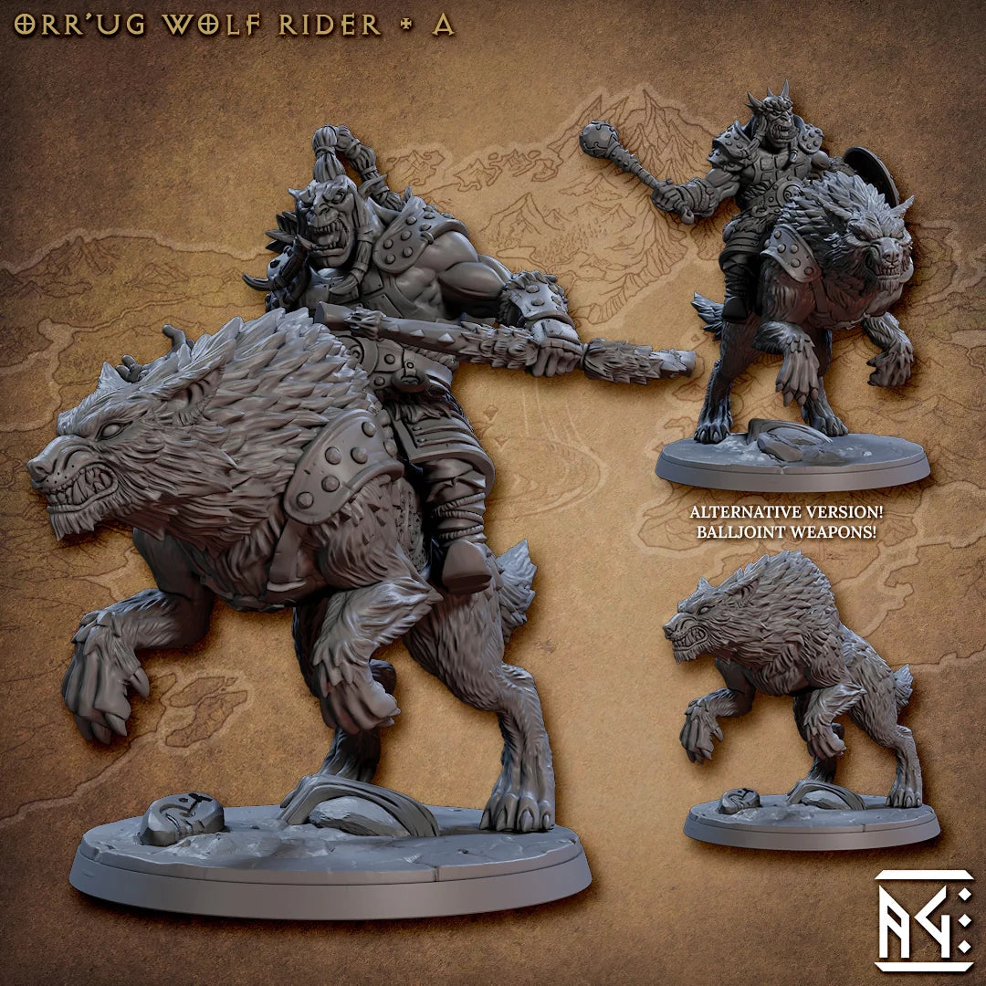Artisan Guild - Orr Ug Orc Wolf Rider A - Nomad Orr'ugs 2023 March