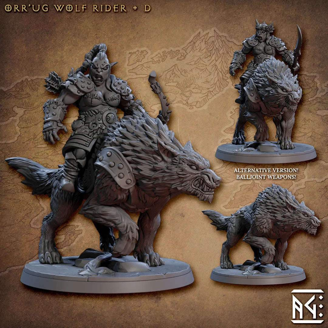 Artisan Guild - Orr Ug Orc Wolf Rider D - Nomad Orr'ugs 2023 March