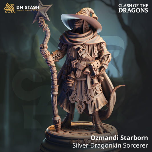 DM Stash - Ozmandi Starborn, Silver Dragonborn Sorcerer - Clash of Dragons 2025 June