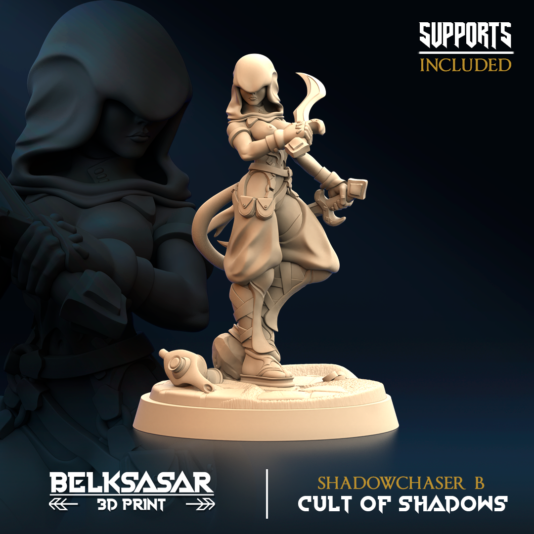 Belksasar - Shadowchaser Tiefling Rogue 2024 October Release 35mm