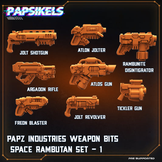 Papsikels - Papz Industries Weapon Bits - Space Rambutan Set 1