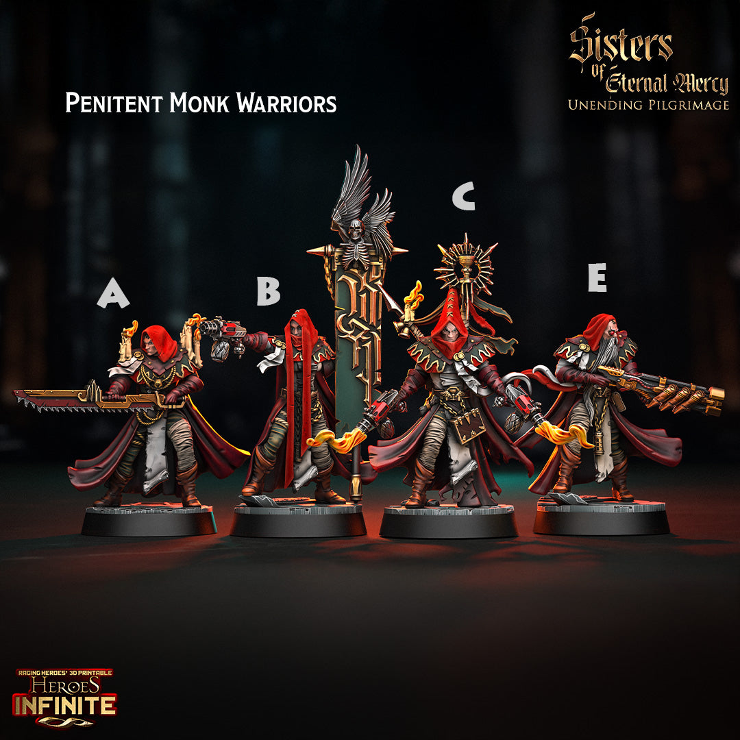 Heroes Infinite Raging Heores - Penitent Monk Warriors - Sisters Of Eternal Mercy - Unending Pilgrimage 2025 December