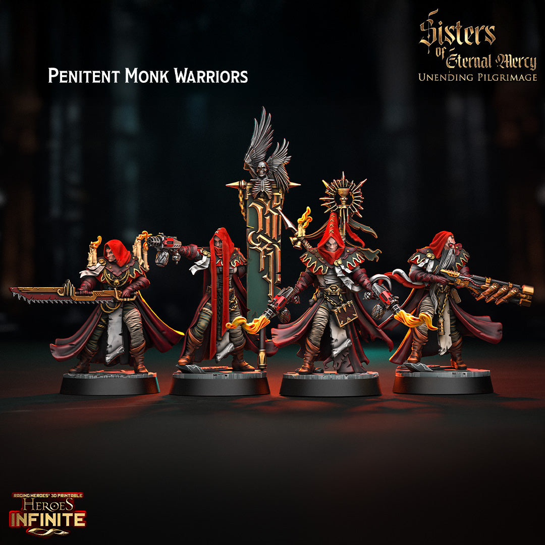 Heroes Infinite Raging Heores - Penitent Monk Warriors - Sisters Of Eternal Mercy - Unending Pilgrimage 2025 December