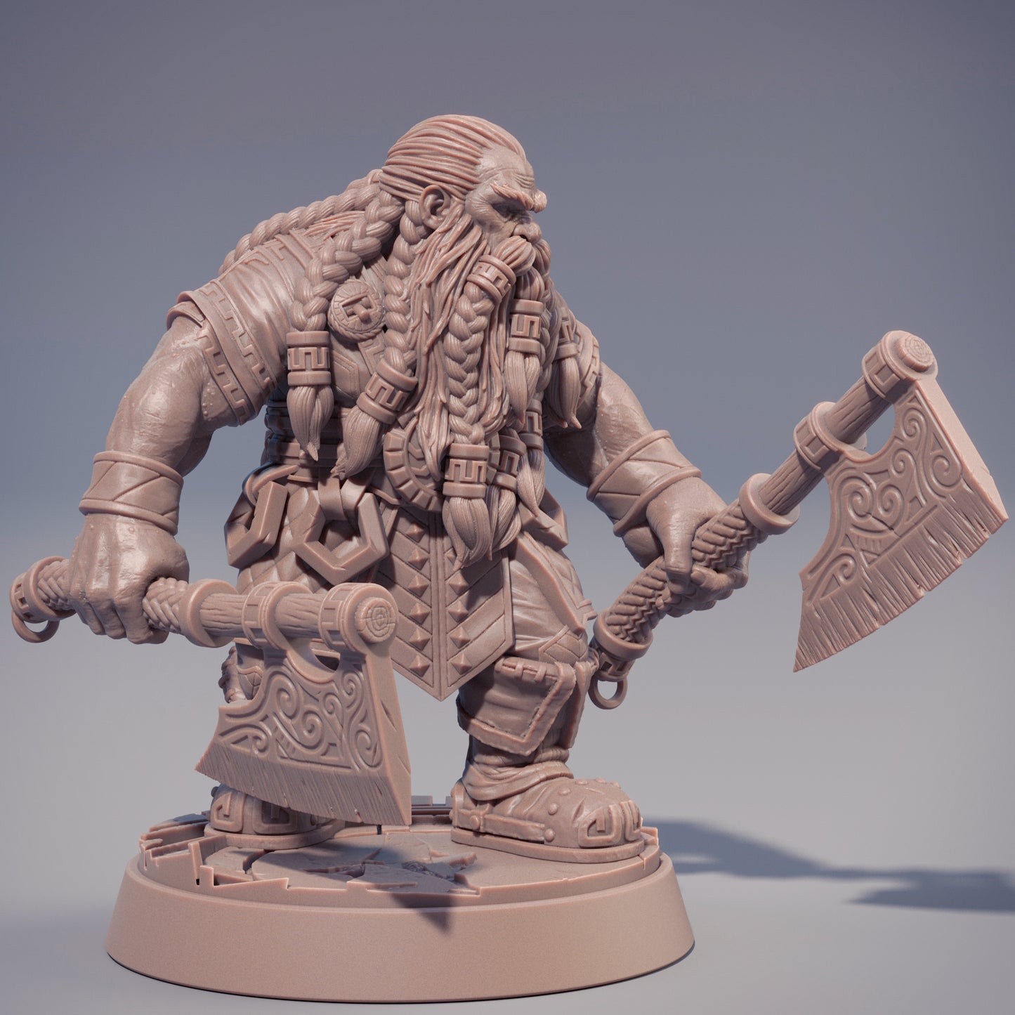 Daybreak Miniatures - Petri ”Red Axes” Redhalla - Dwarfs of the Dark Deep 2020 December