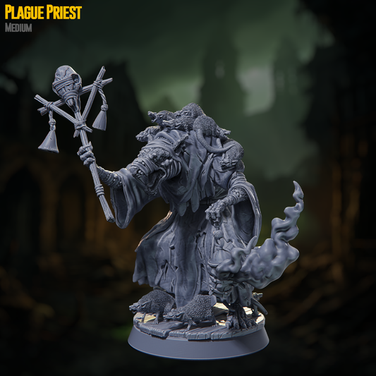 Claymore Miniatures - Plague Priest, Ratfolk - Death by Plague 2025 May