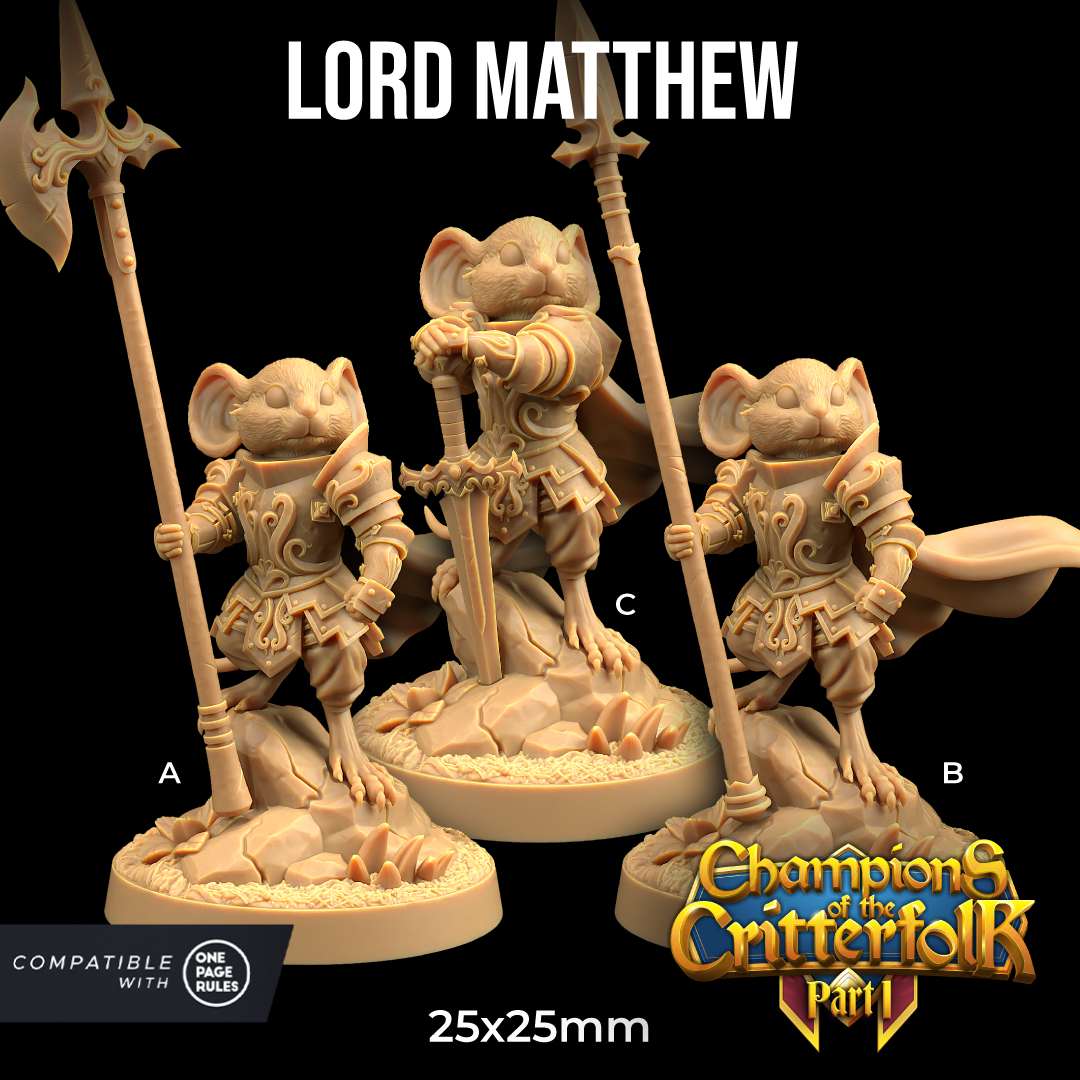 Dragons Trappers Lodge - Champions of Critterfolk Vol.1 2024 September Release 35mm