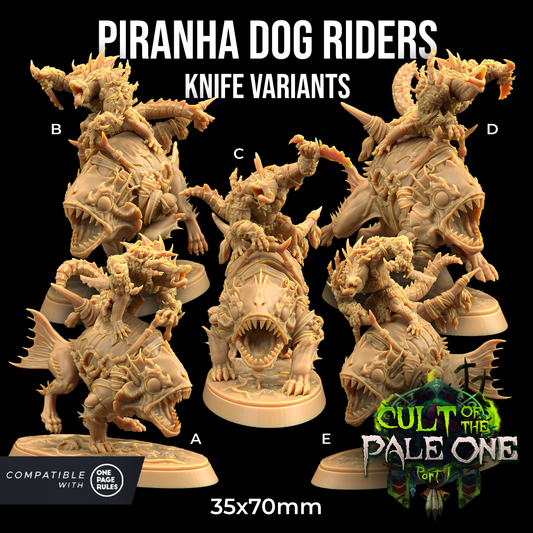 Dragons Trappers Lodge - Piranha Dogs Riders Knife - Cult of The Pale One Part 1 -2024 November Release 35mm