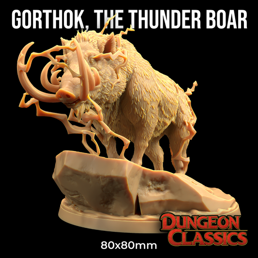 Dungeon Classics - Gorthok, The Thunder Boar (Large) - 2024 December