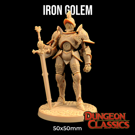 Dungeon Classics -  Iron Golem (Construct) 2024 November Release 35mm