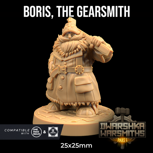 Dragons Trappers Lodge - Boris, The Gearsmith - Dwarshka Warsmiths Pt. 1 2025 August