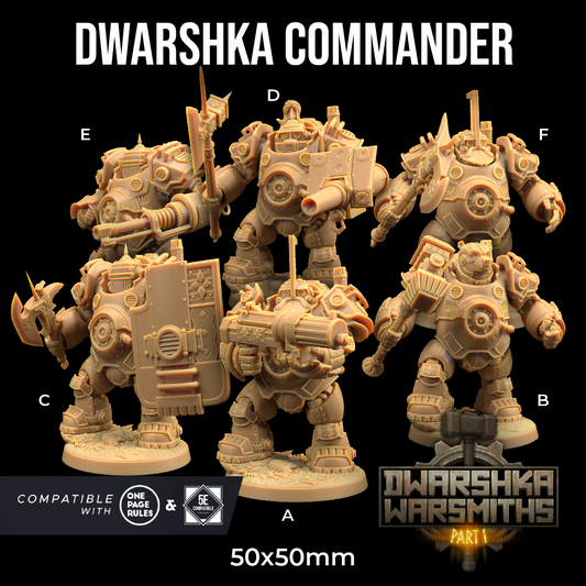 Dragons Trappers Lodge - Dwarshka Commander Mech (Large) - Dwarshka Warsmiths Pt. 1 2025 August