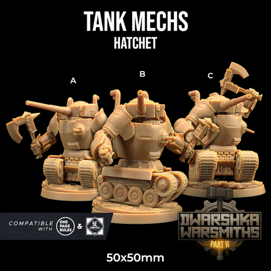 Dragons Trappers Lodge - Artificer Tech Mech, Hatchet (Large) - Dwarshka Warsmiths Pt. 2 2025 September