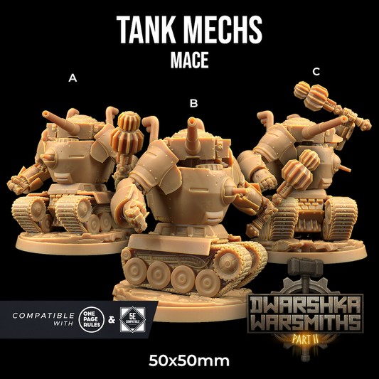 Dragons Trappers Lodge - Artificer Tech Mech, Mace (Large) - Dwarshka Warsmiths Pt. 2 2025 September