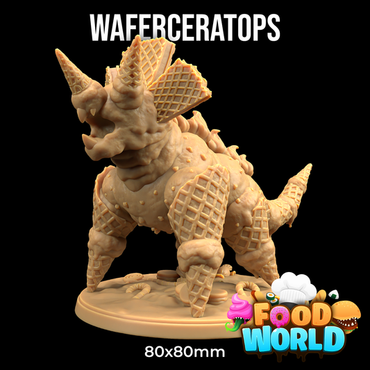 Dragons Trappers Lodge - Waferceratops (Huge) 13x8.5cm - Food World 2025 March