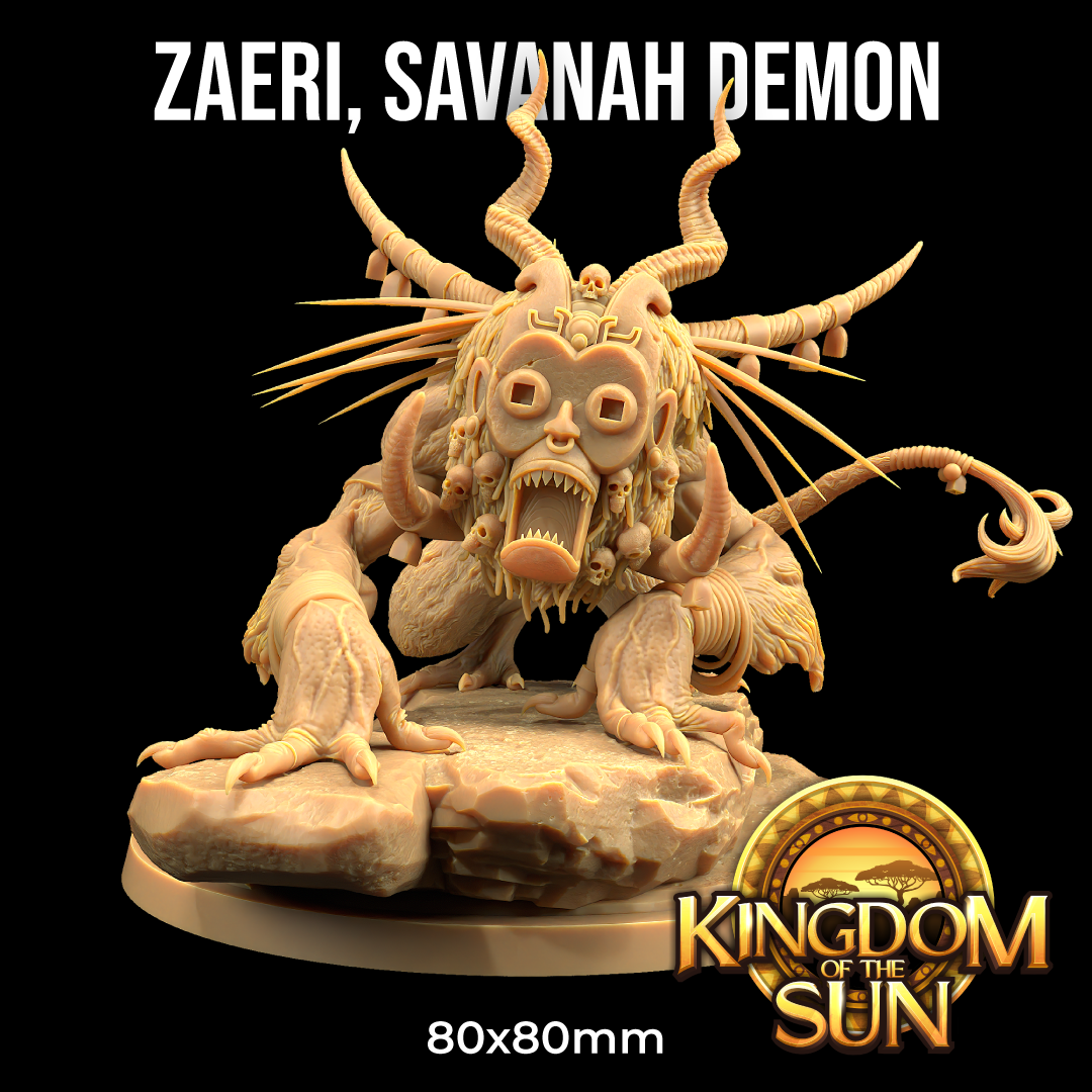 Dragons Trappers Lodge - Zaeri, Savanah Demon (Largfe) - Kingdom of the Sun 2025 April