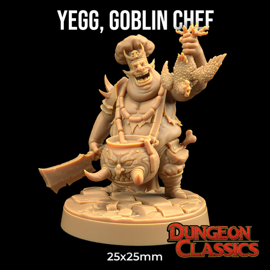 Dungeon Classics - Yegg Fat Goblin Chef 2024 October Release 35mm