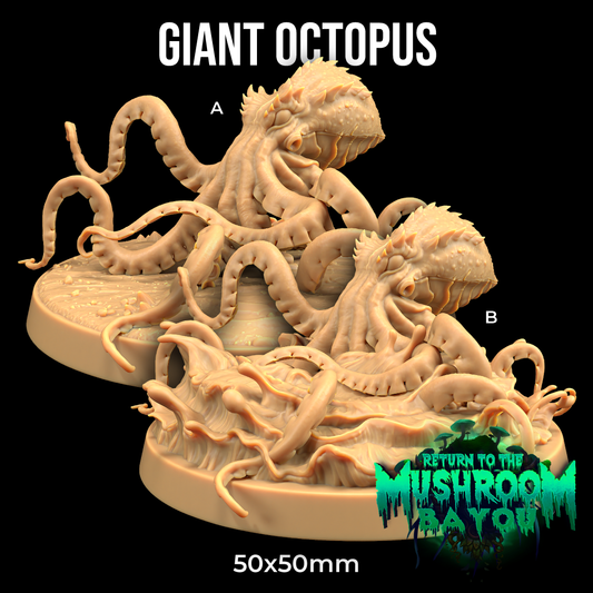 Dragons Trappers Lodge - Giant Octopus (Large) - Return to the Mushroom Bayou 2024 November
