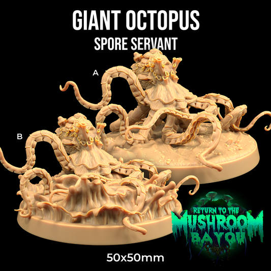 Dragons Trappers Lodge - Giant Octopus, Spore Servants (Large) - Return to the Mushroom Bayou 2024 November
