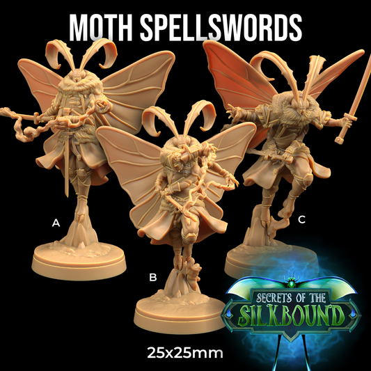 Dragons Trappers Lodge - Moth Spell Swords - Secrets of The Silkbound 2025 July